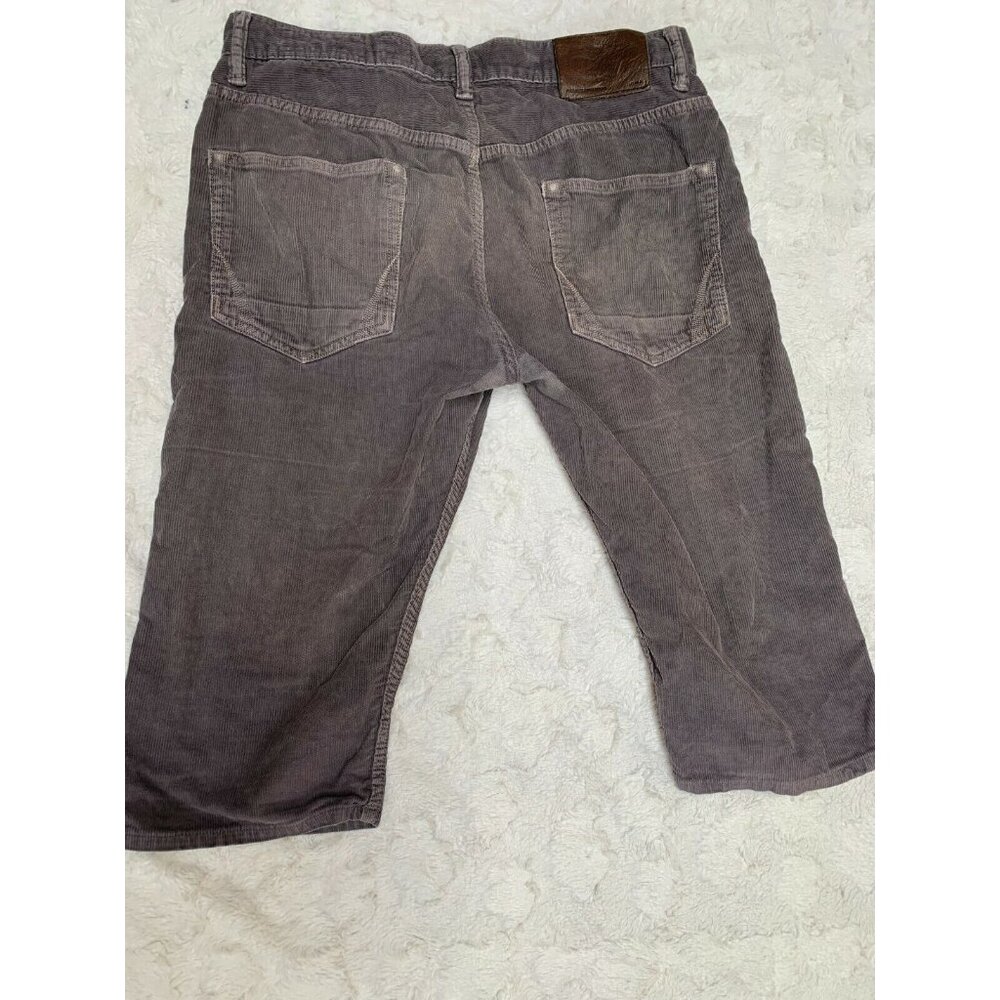 All Saints Spitalfields Womens Size 30 Mid-Rise Capri Cropped Jeans Cotton Gray